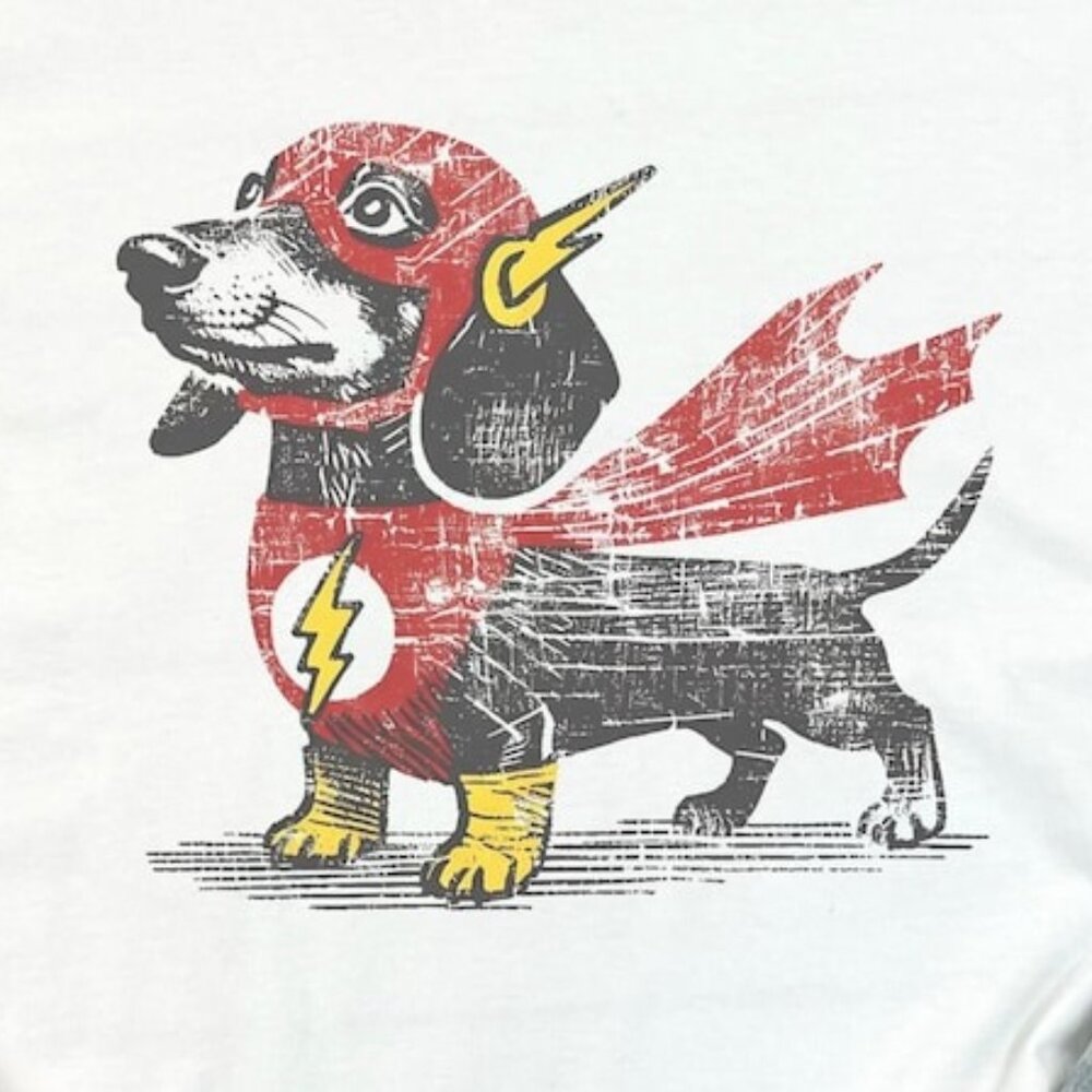 Funny Wiener Dog Tee - Picture 2 of 4